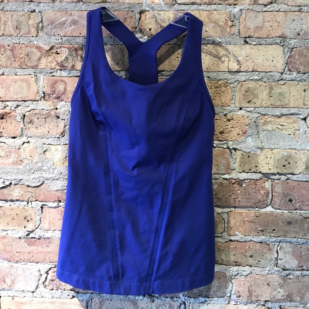 Lululemon royal blue tank sz 6
